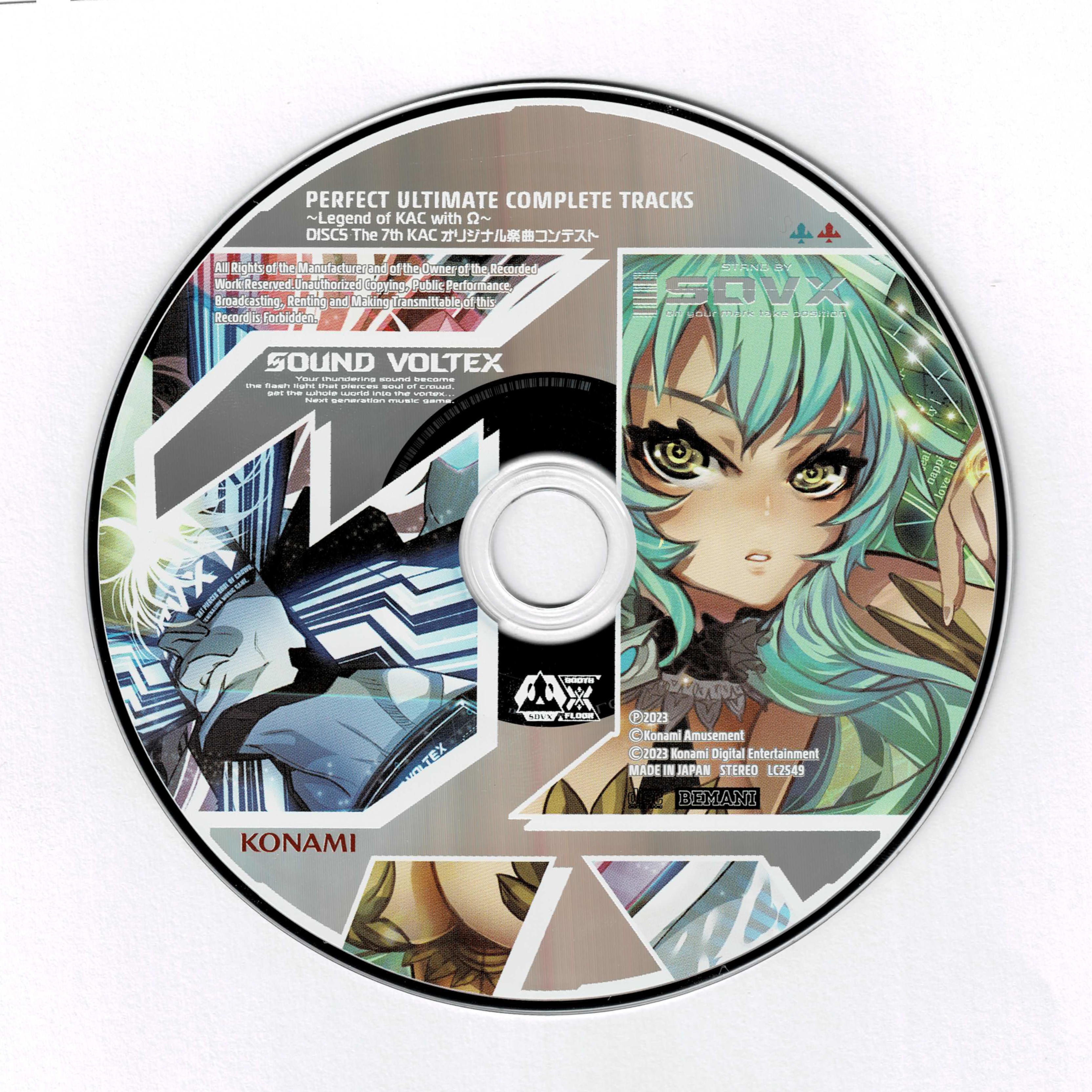 SOUND VOLTEX PERFECT ULTIMATE COMPLETE TRACKS ~Legend of KAC